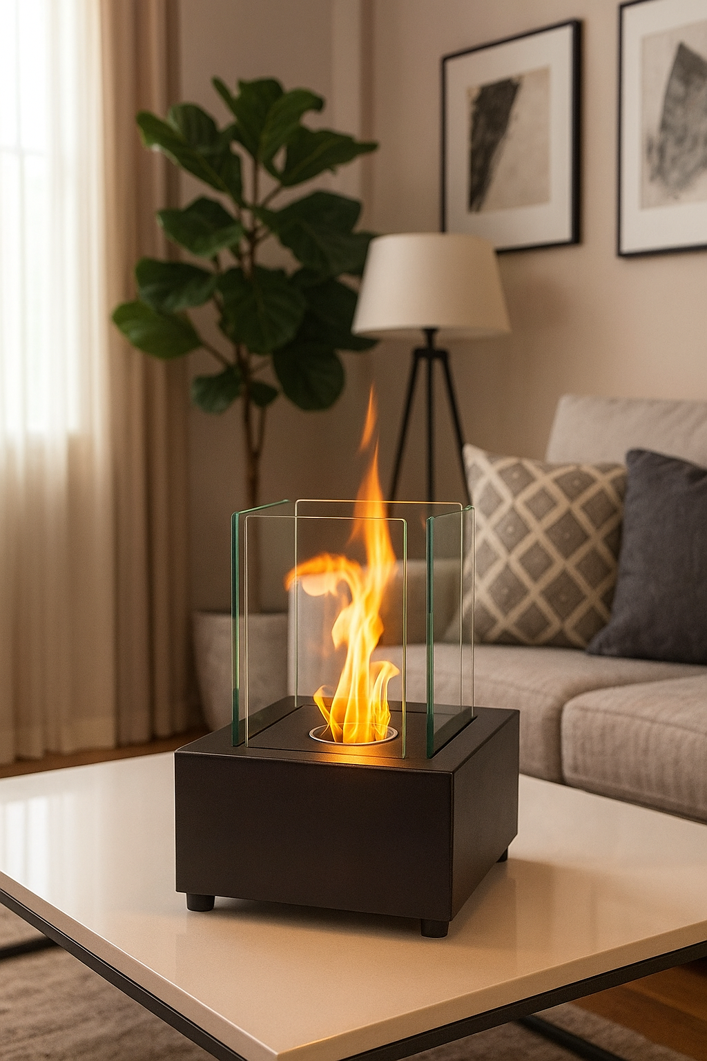 Biokominek wolnostojący kwadrat - obrazek 5