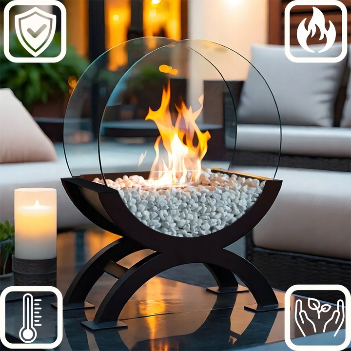 Biokominek wolnostojący podwyższony - obrazek 8